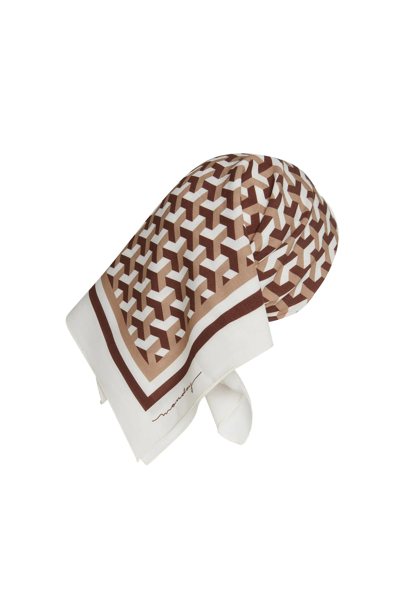 Monday Head Scarf - Husk Geo