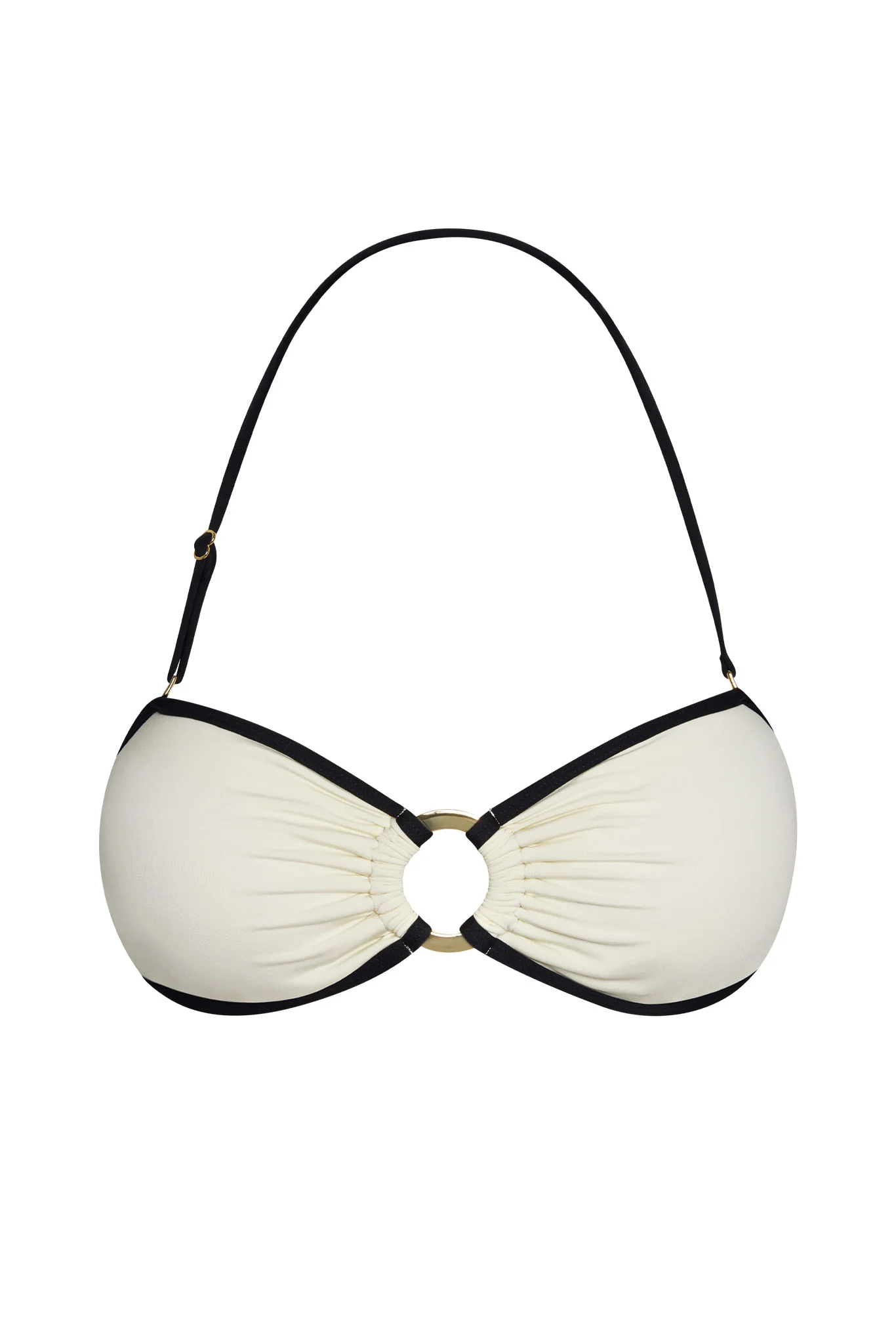 Costa Rica Top - Ivory/Black