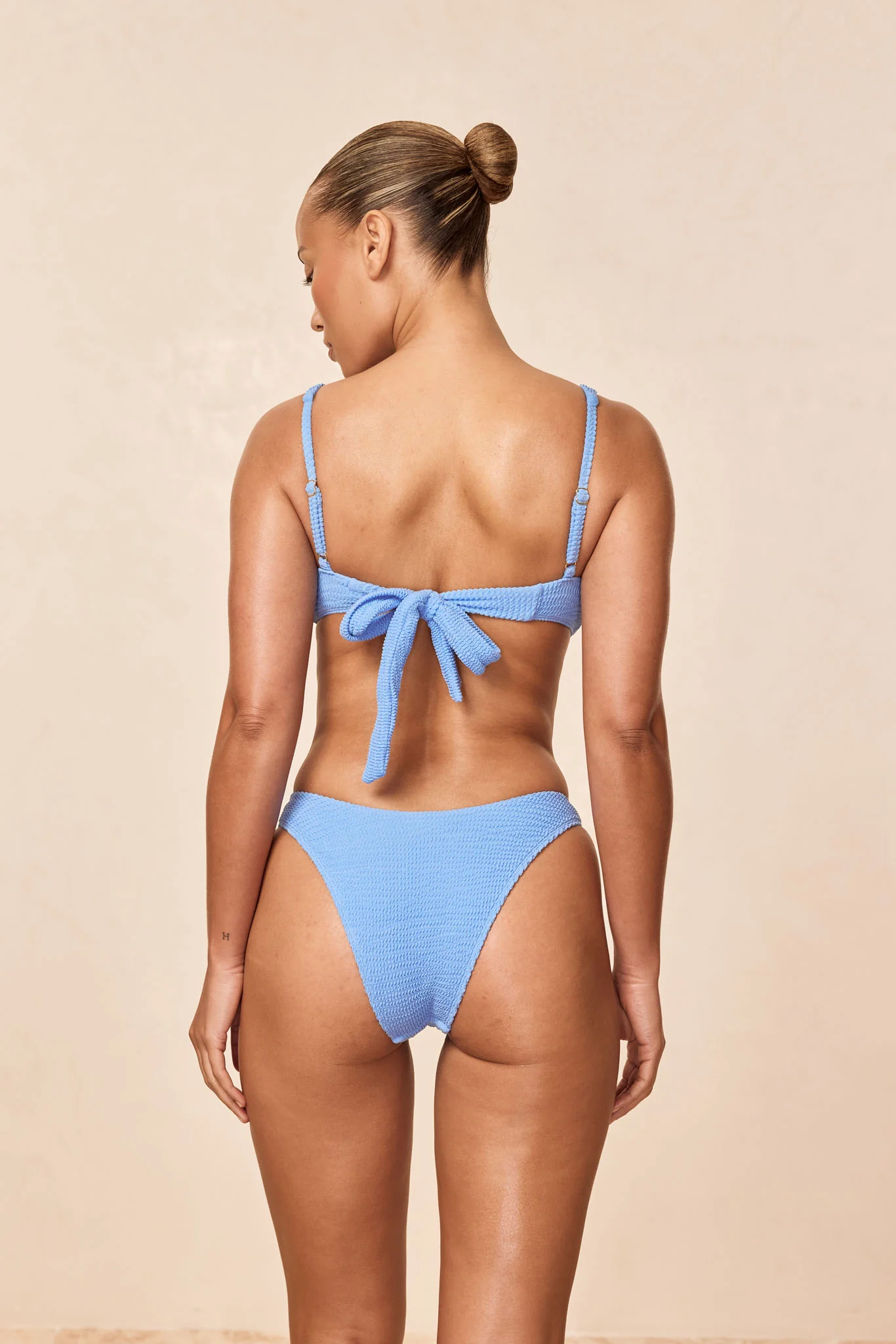Barbuda Top - Azure Crinkle
