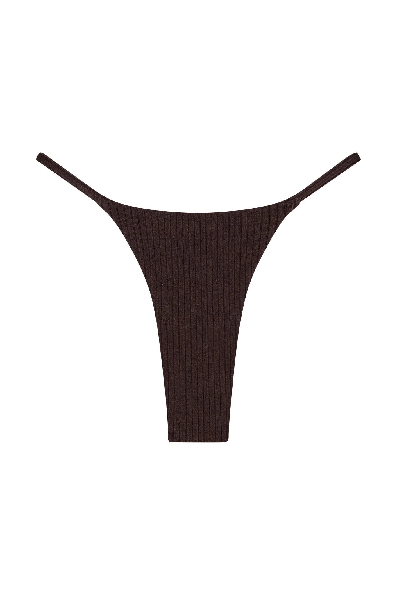 Brazil Thong - Espresso Wide Rib