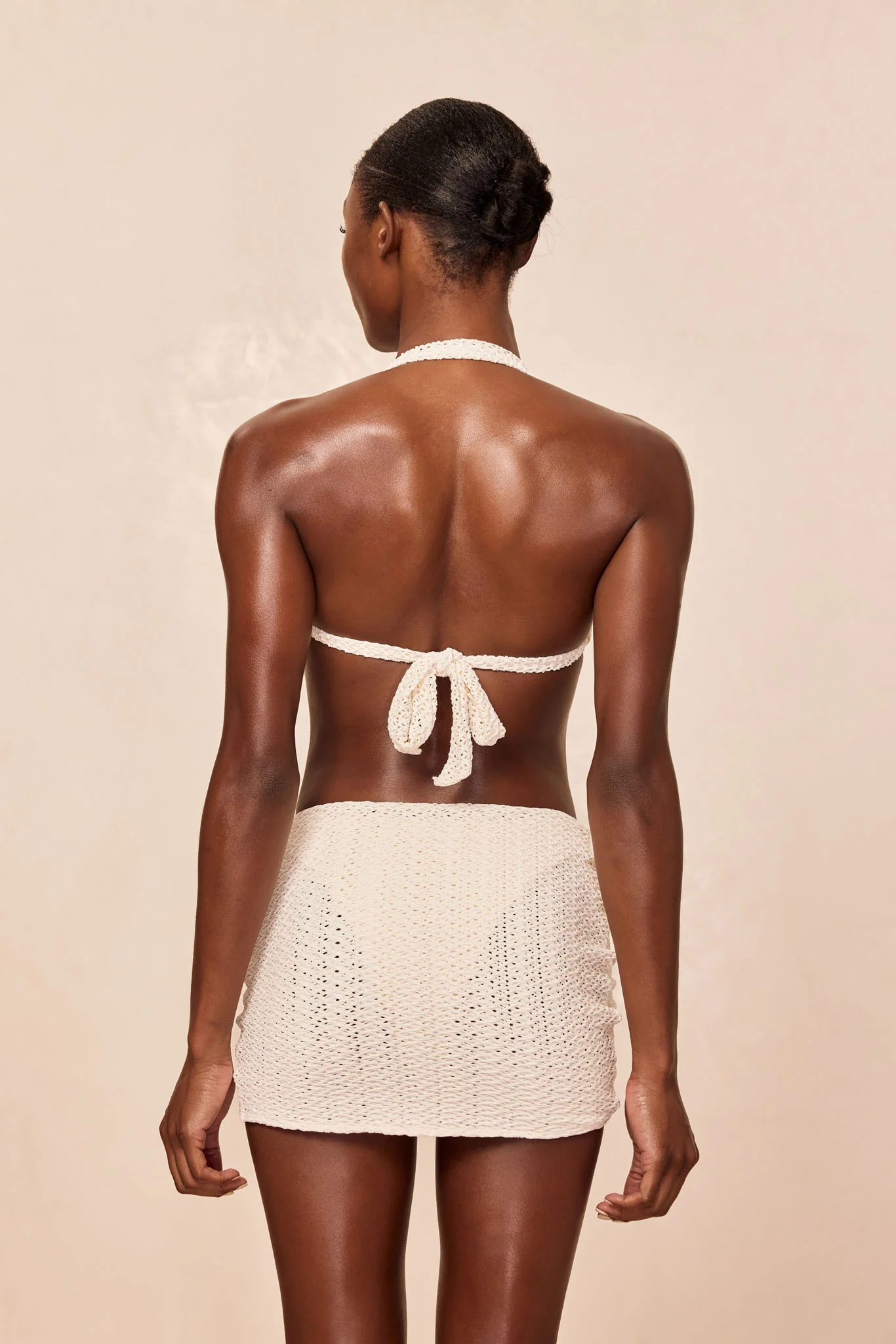Jamaica Sarong - Ivory Crochet