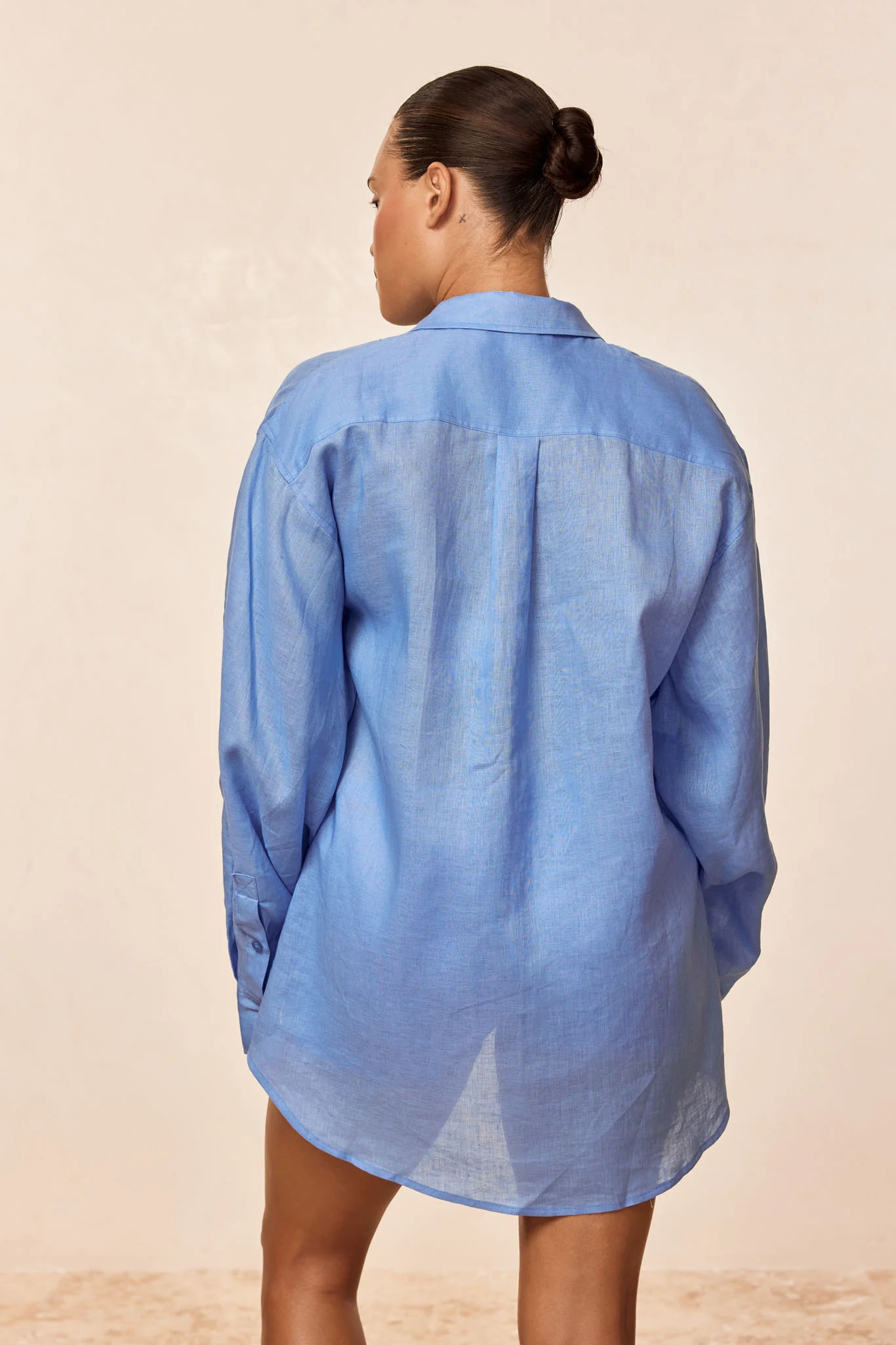La Jolla Shirt - Azure Linen