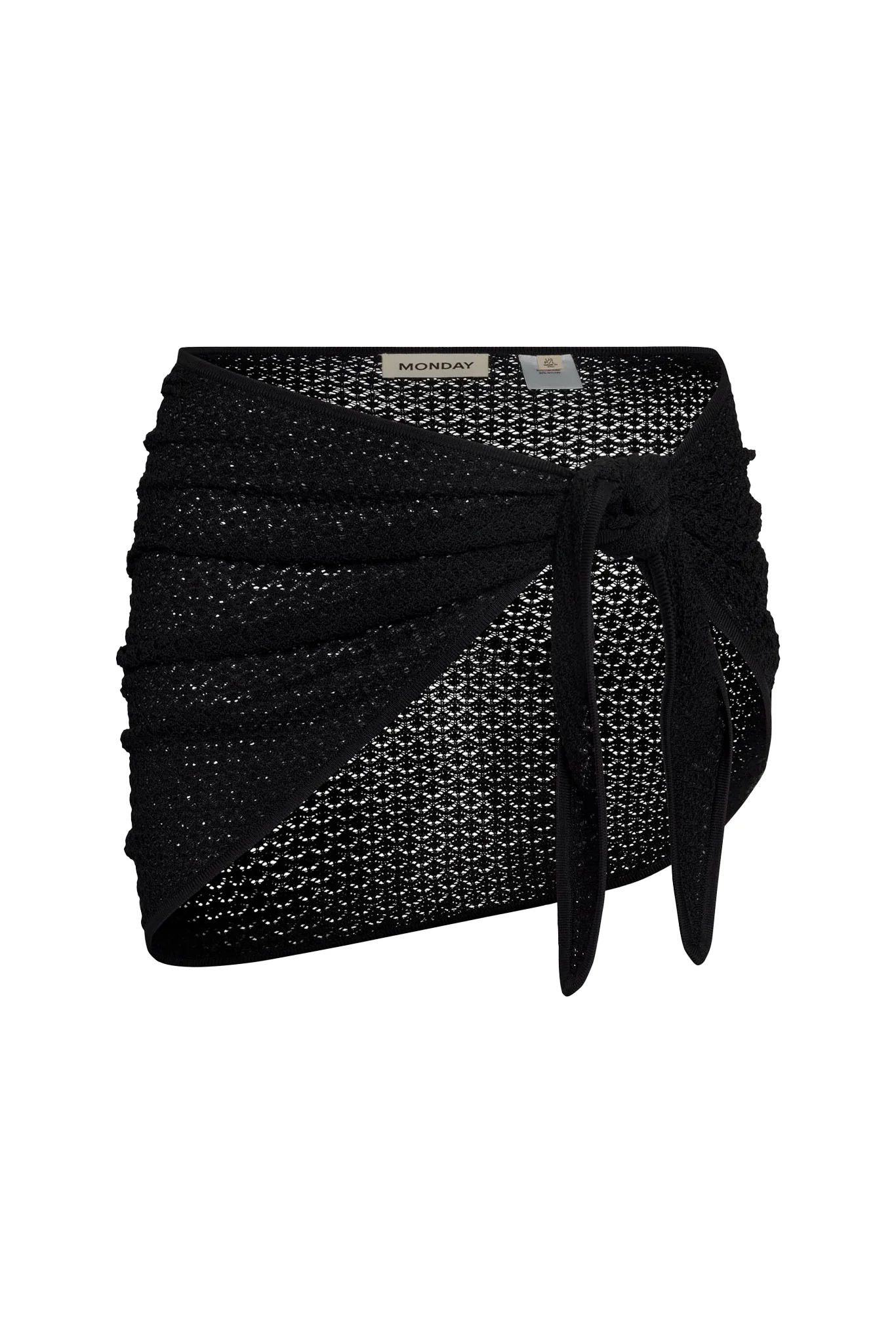Paris Sarong - Black Lace Crochet
