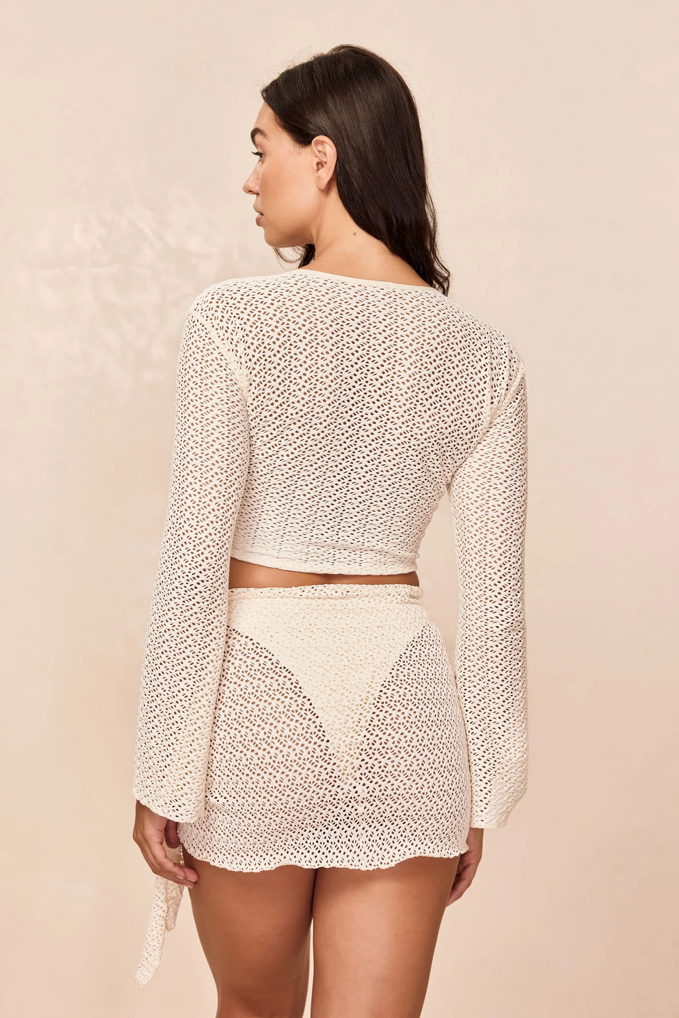 St. Barth's Skirt - Ivory Crochet