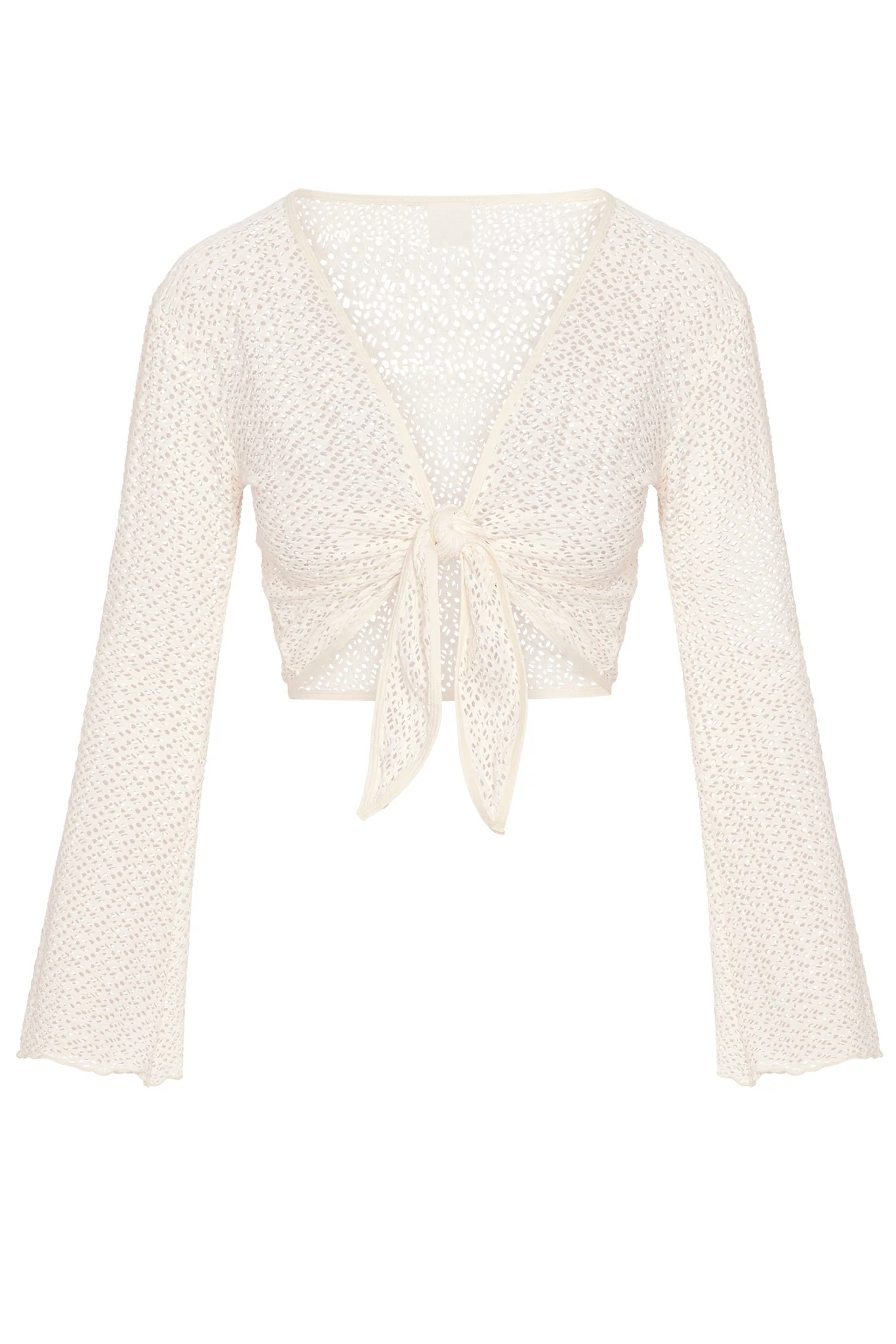 St. Barth's Top - Ivory Crochet