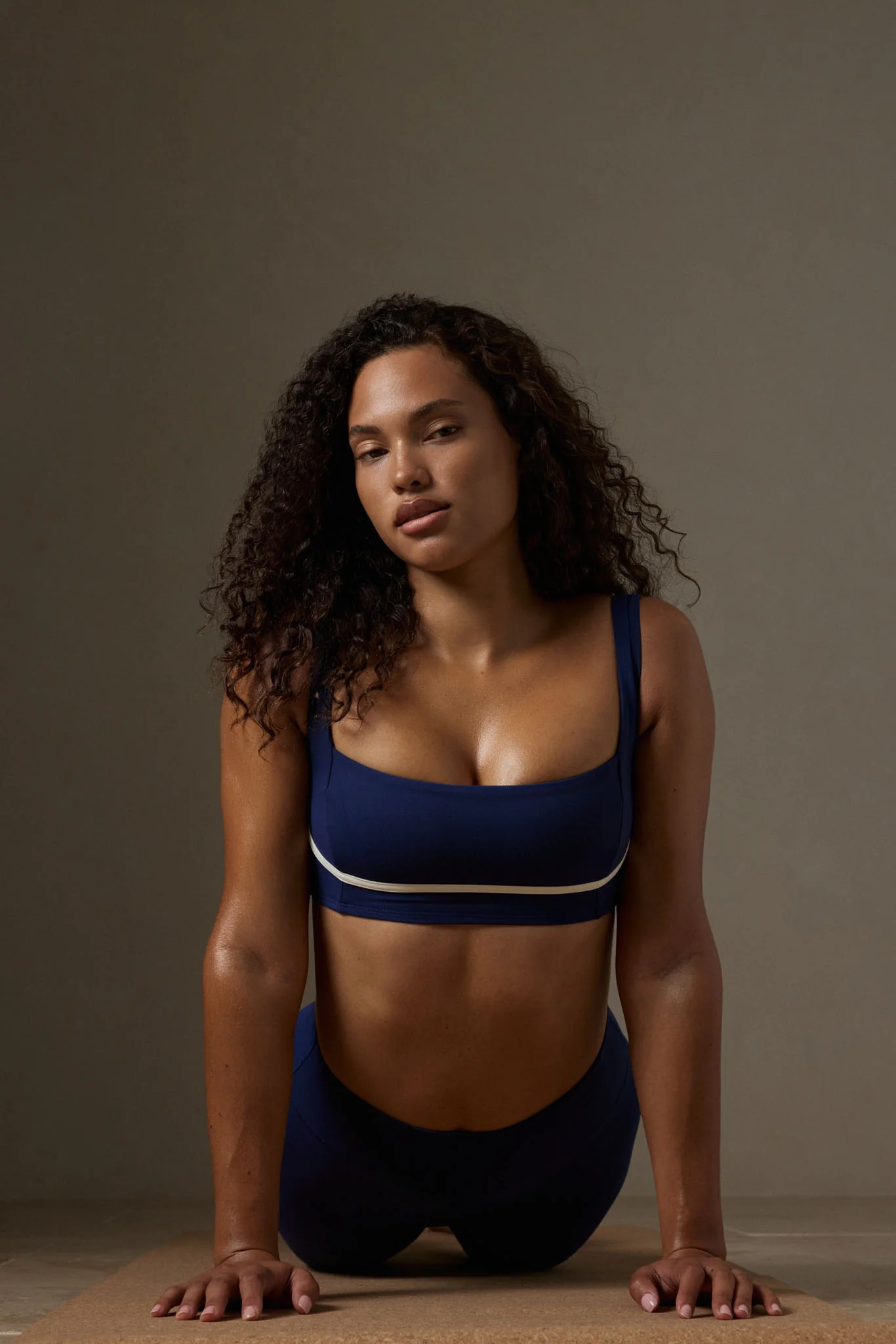 Zion Bra - Midnight/Ivory Jersey