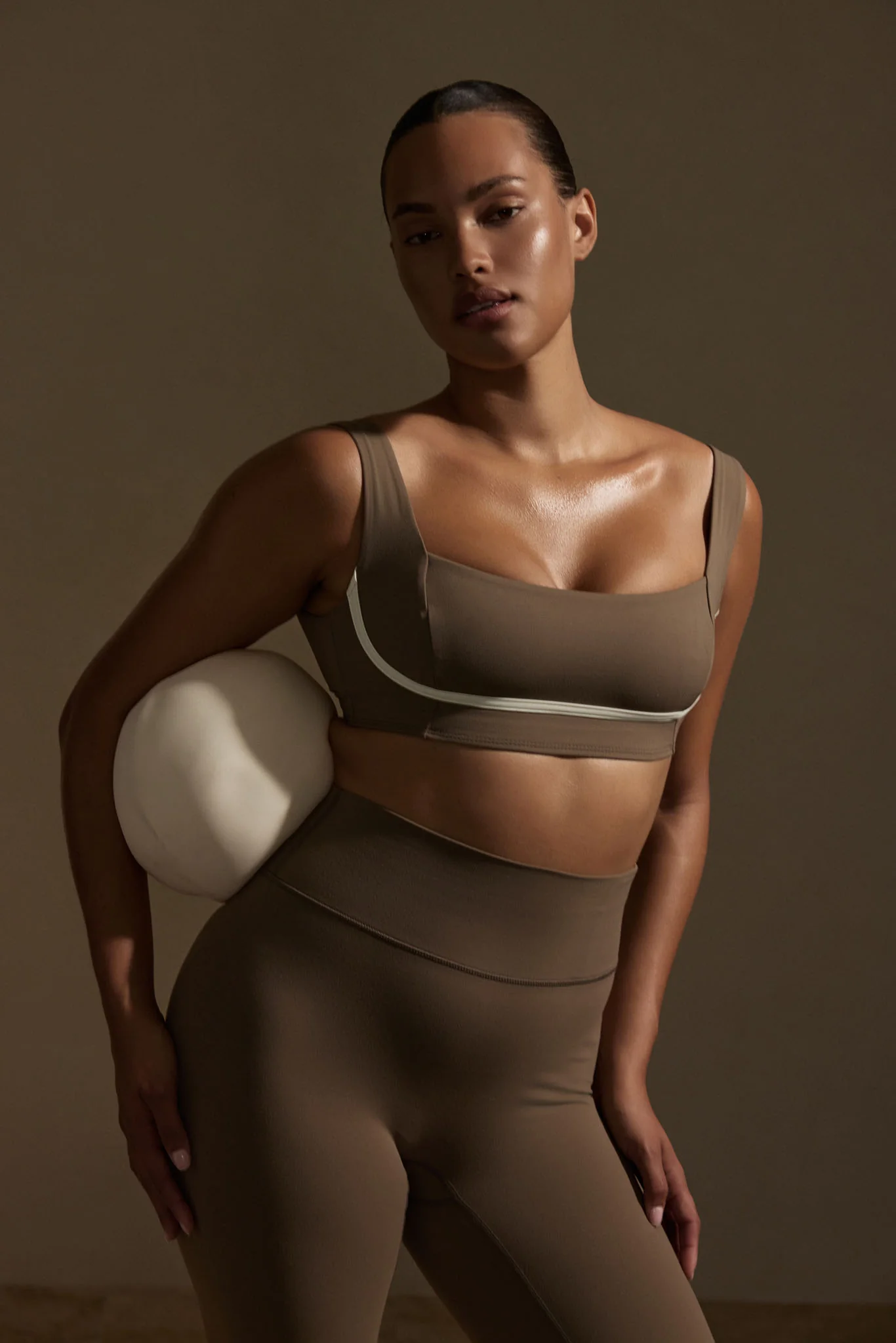 Zion Bra - Stone/Ivory Jersey
