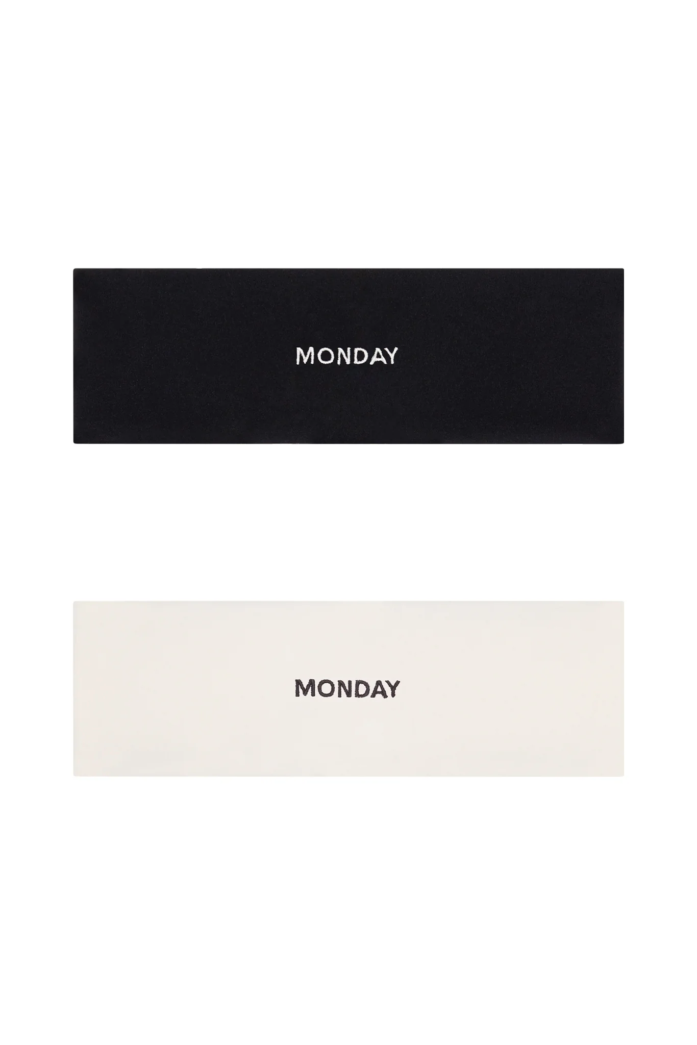 Monday Headband Set - Black/Ivory