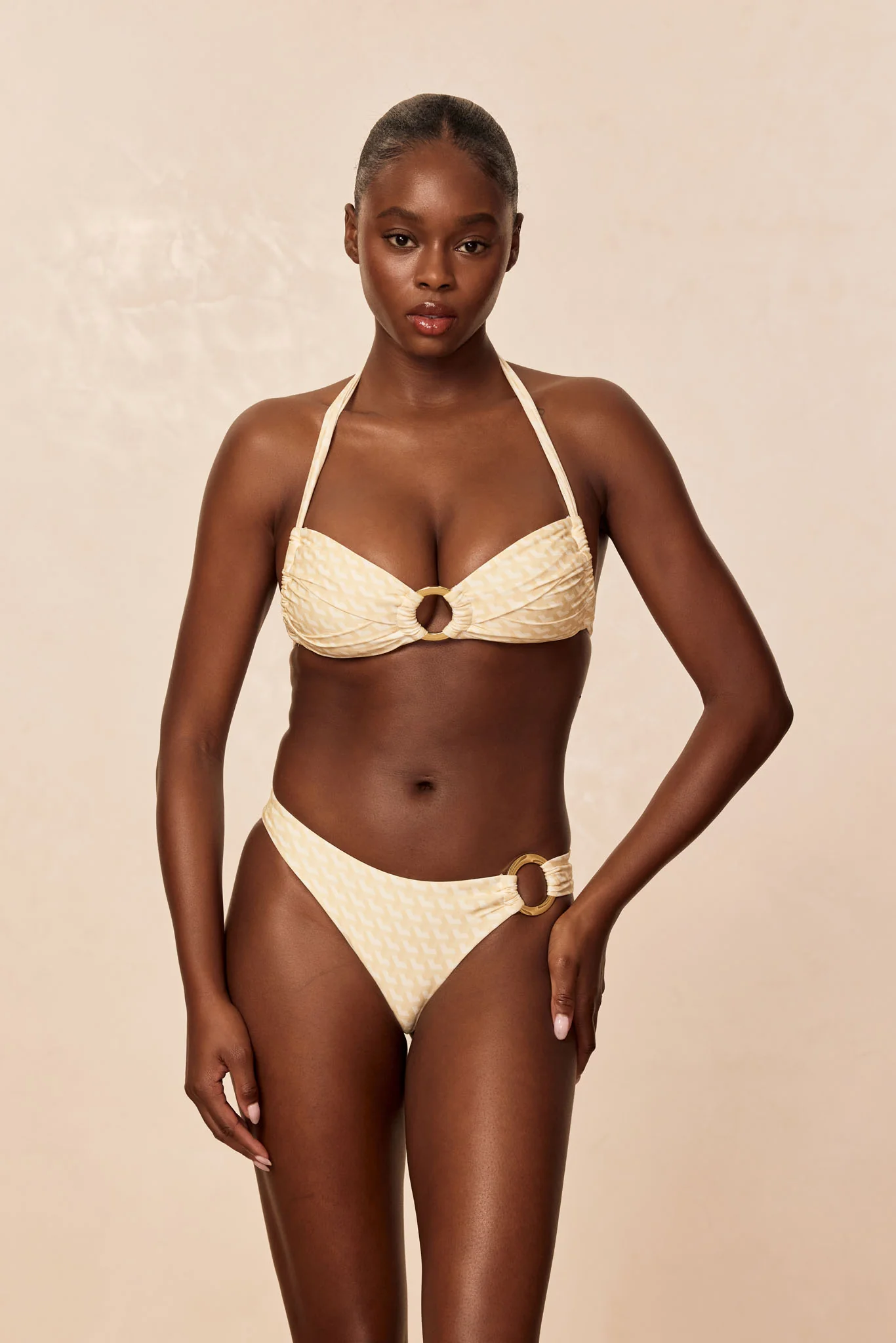Bronte Bottom - Ivory Geo