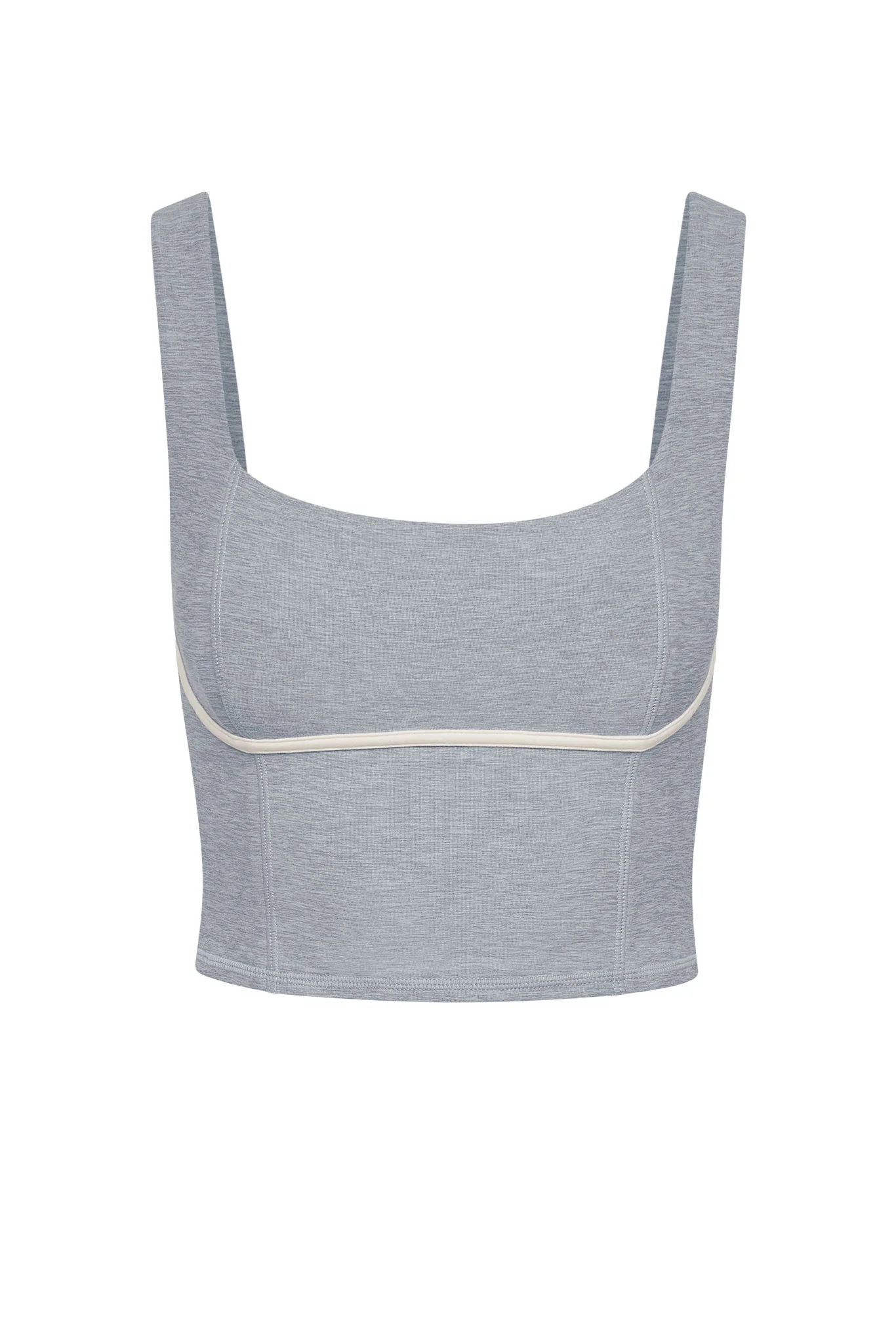 Zion Tank - Heather Grey/Ivory