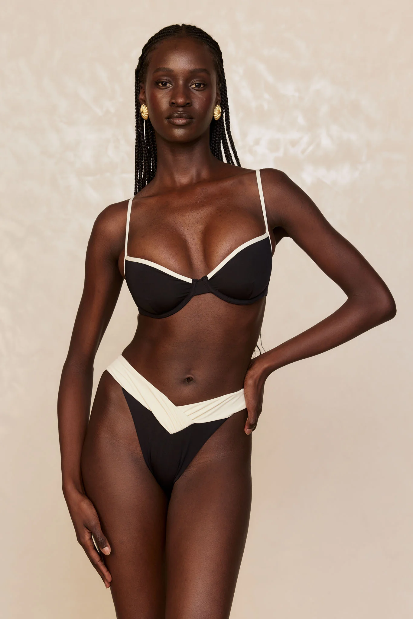 Marseille Bottom - Black/Ivory